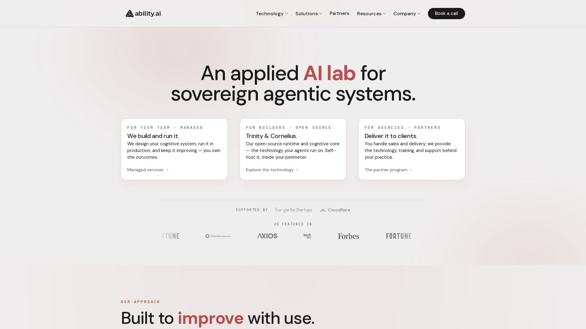 Ability.ai page