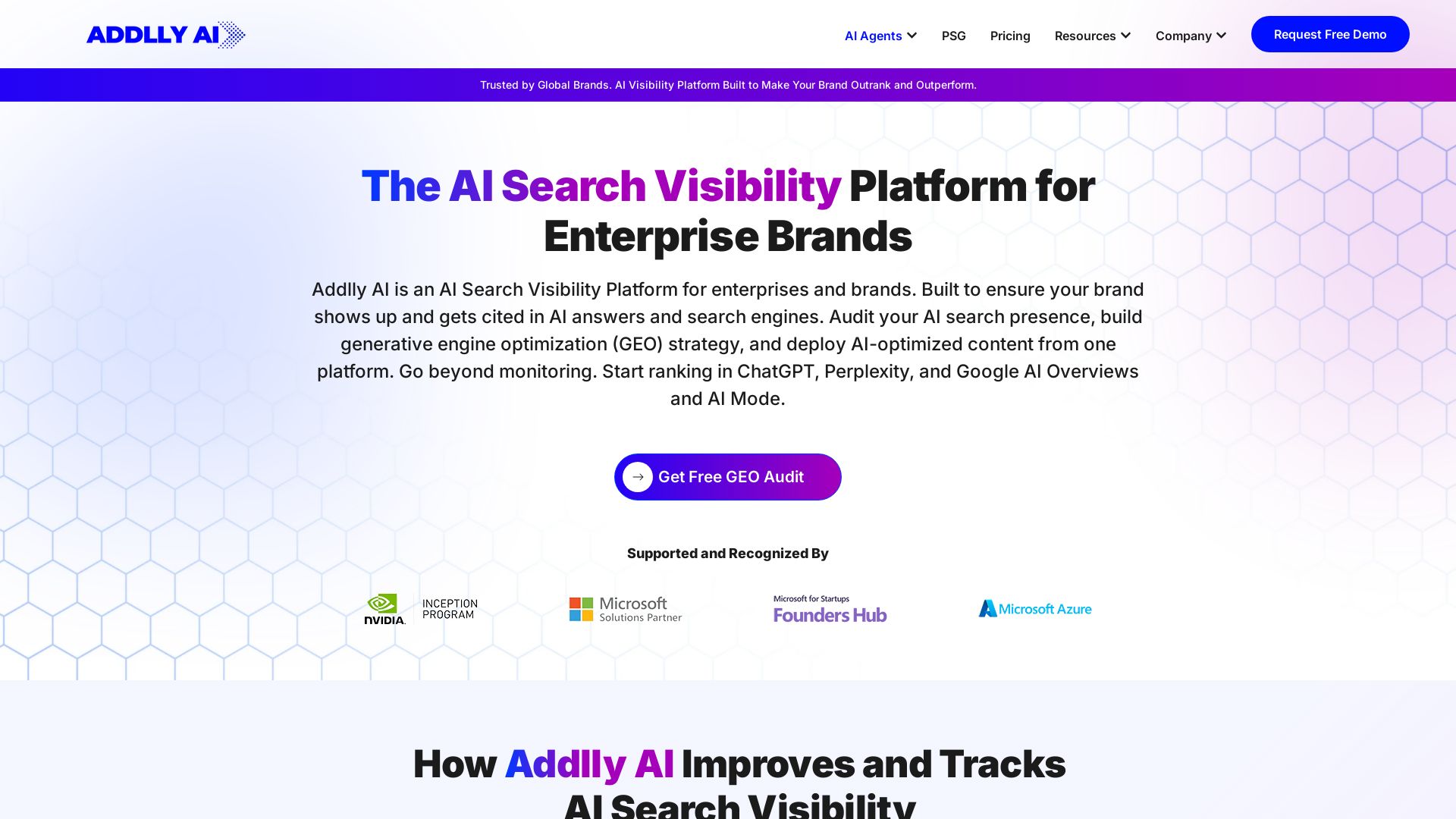 Addlly AI page