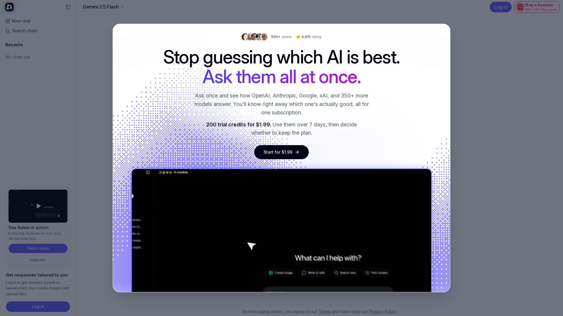 Admix page