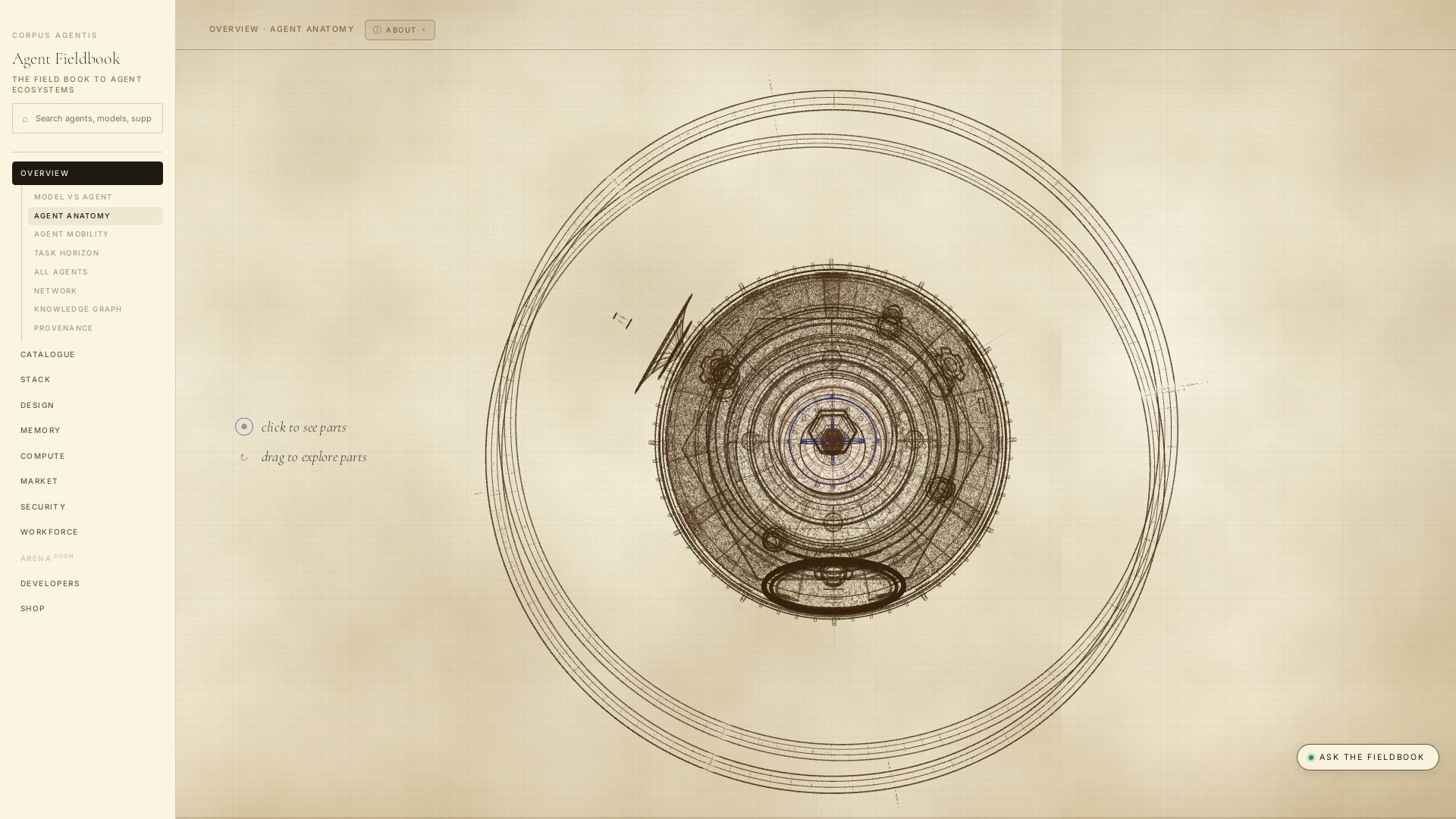 Agent Fieldbook page