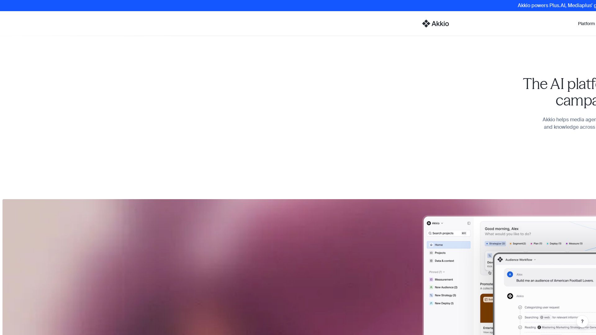 Akkio page