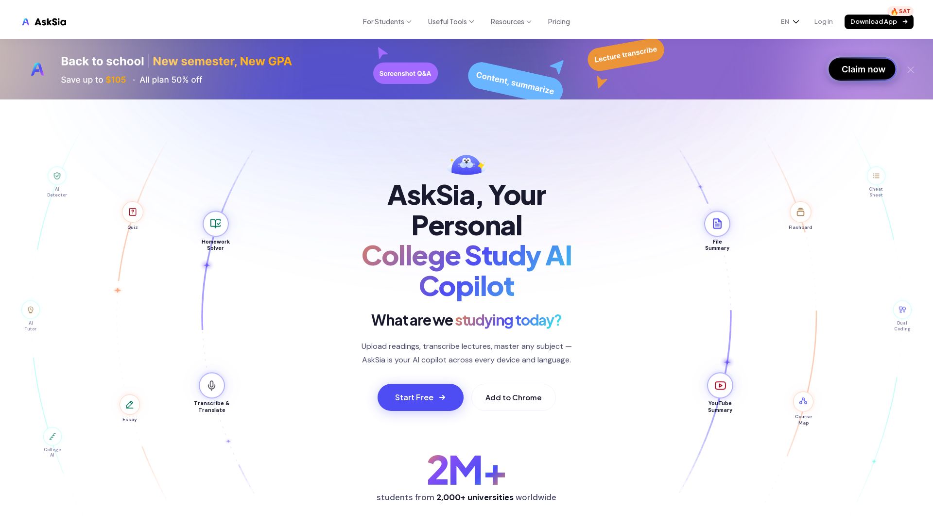 AskSia page