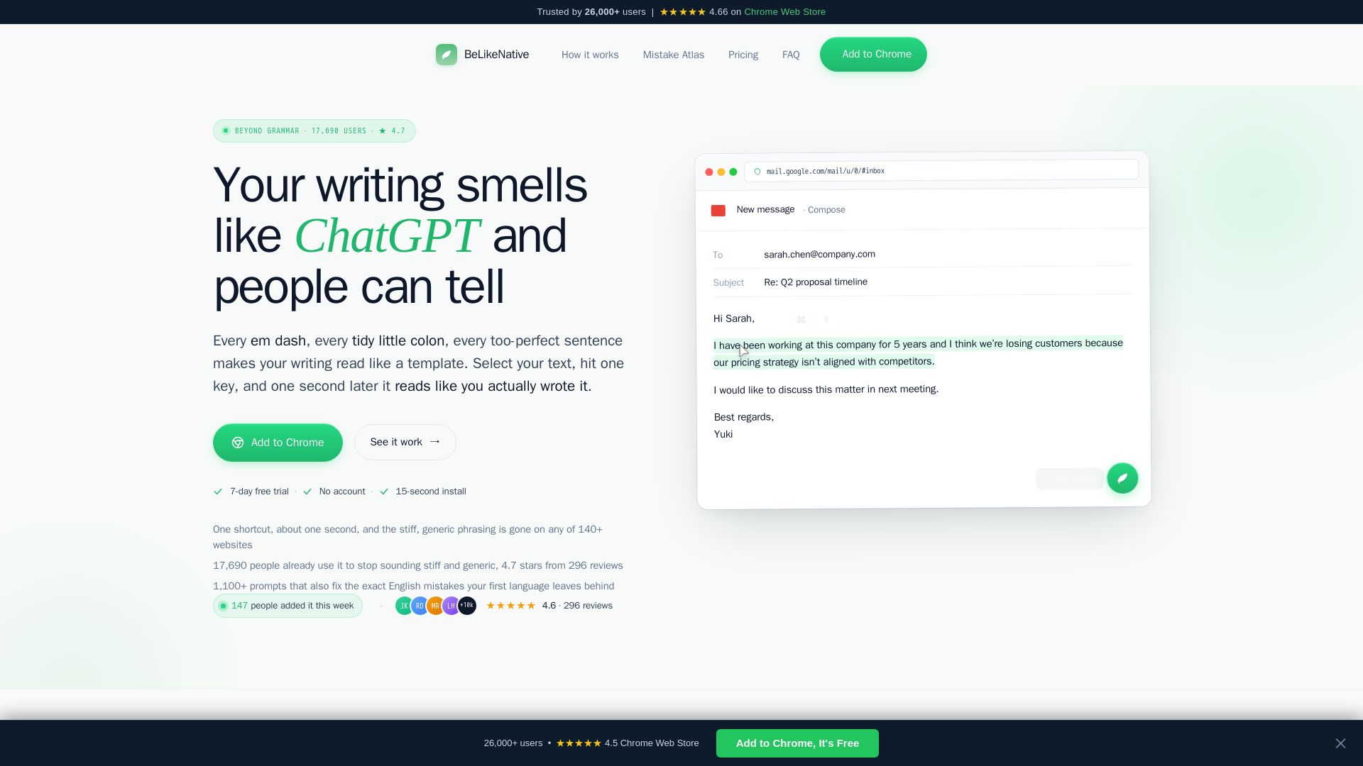 BeLikeNative page