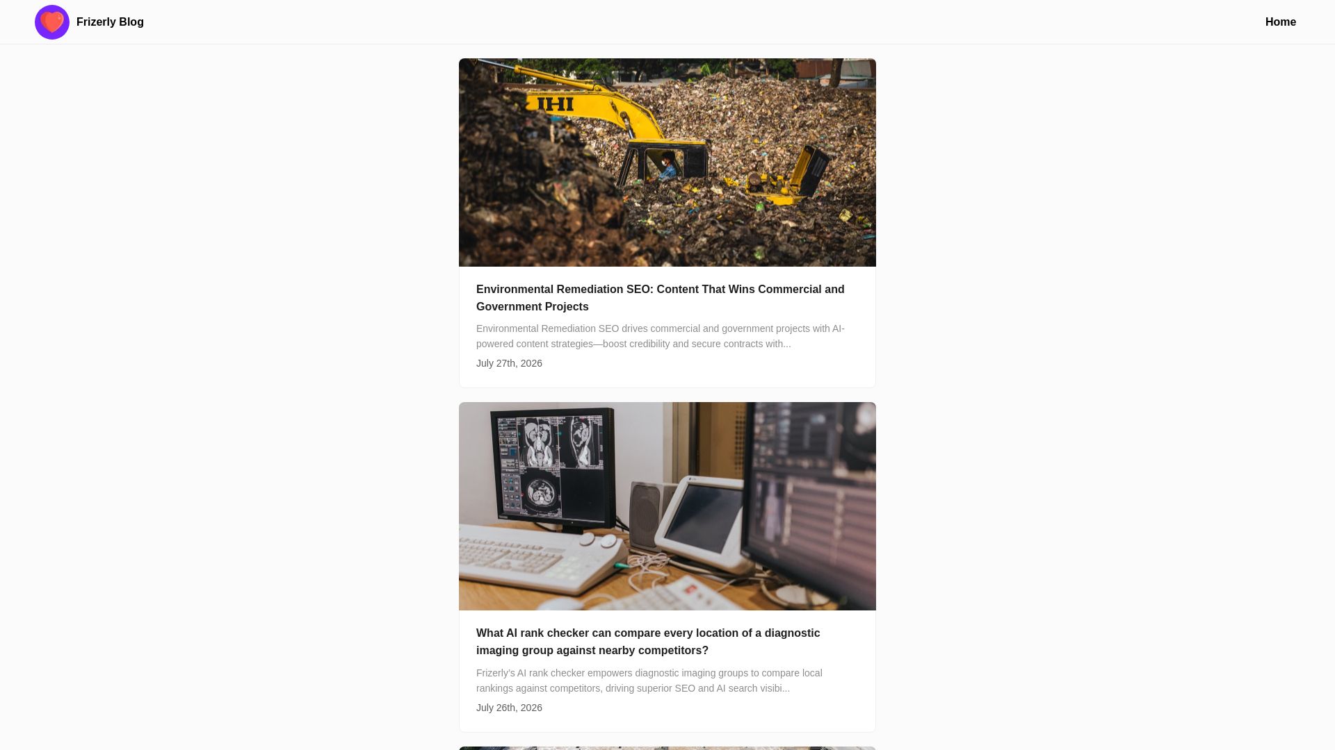 Frizerly page