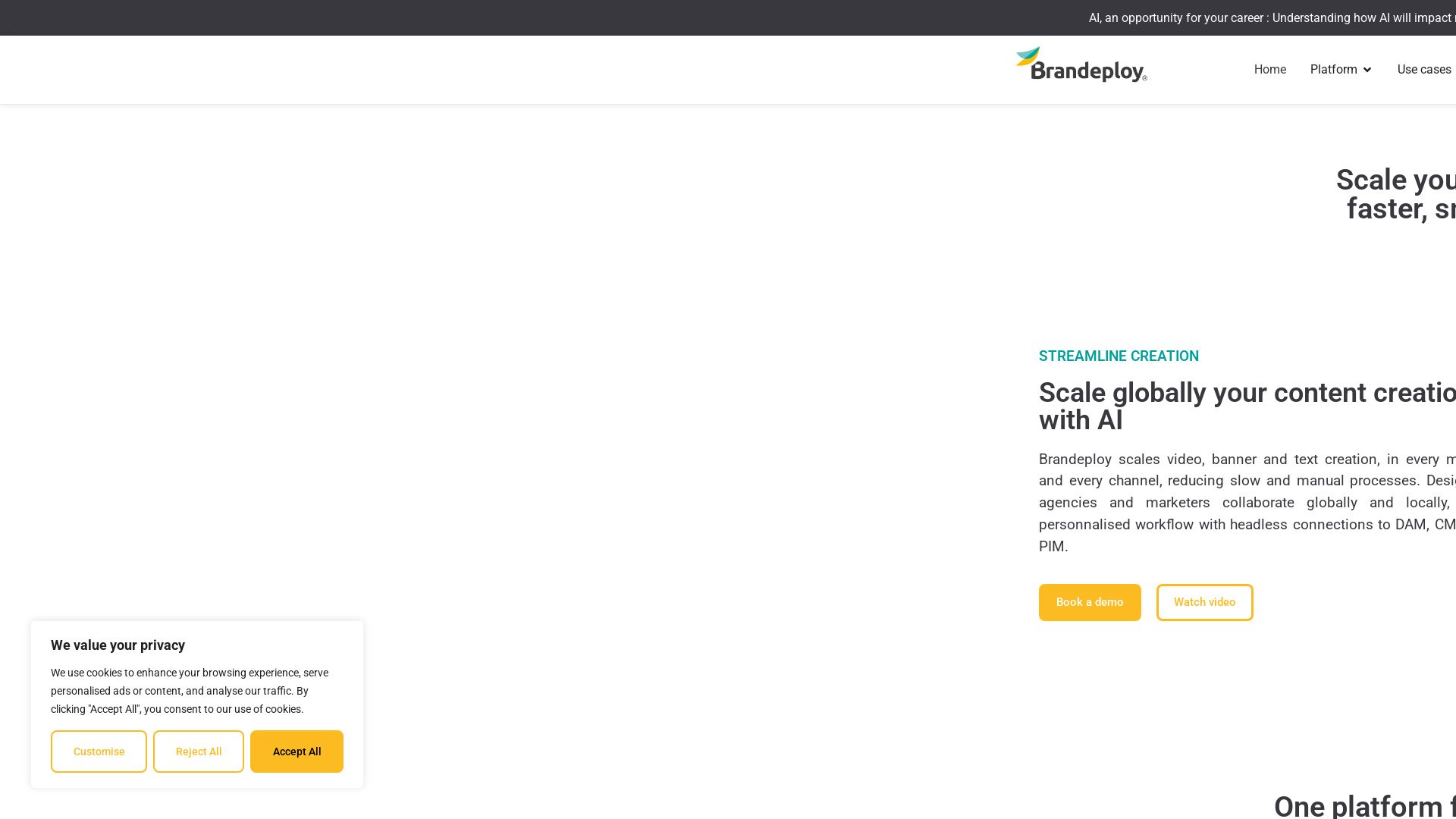 Brandeploy page