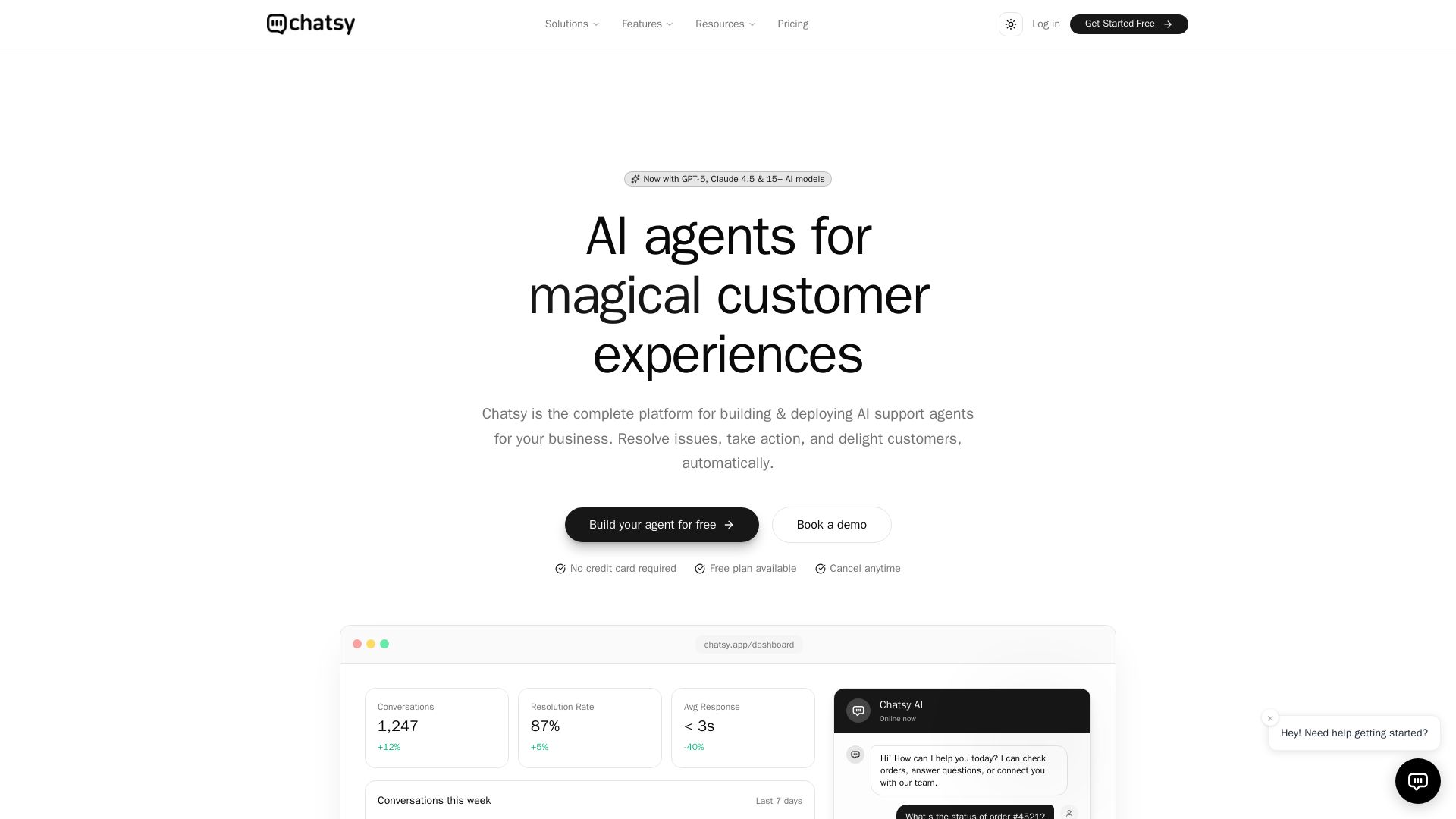 Chatsy page