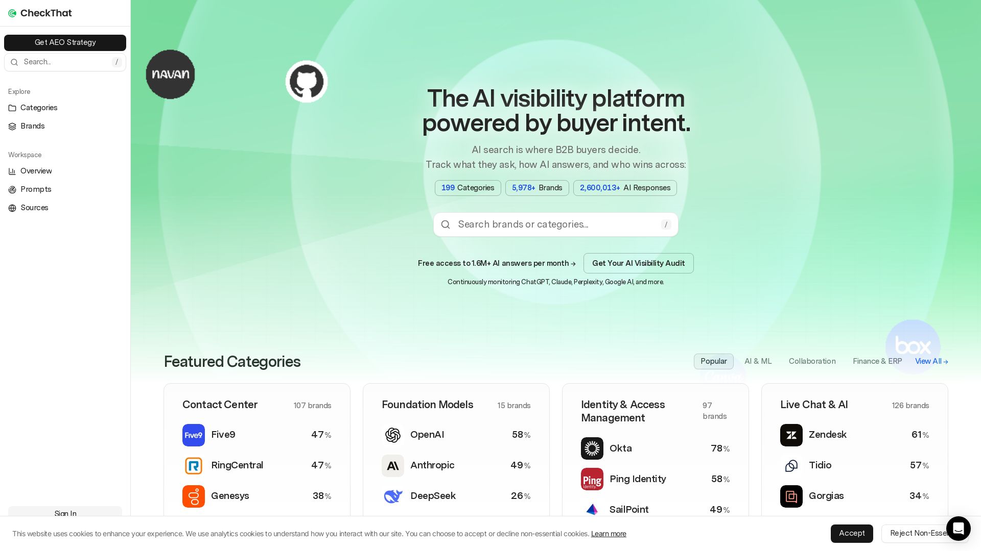 CheckThat.ai page