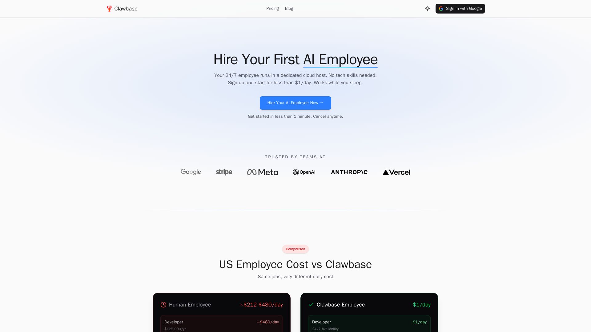 Clawbase page