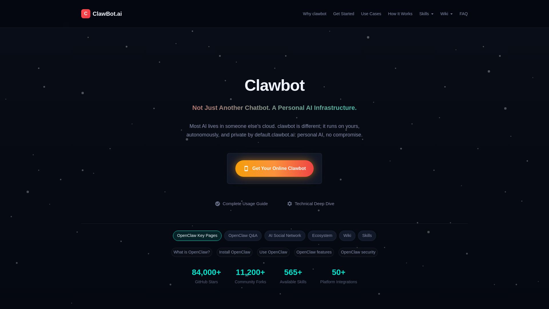 clawbot page