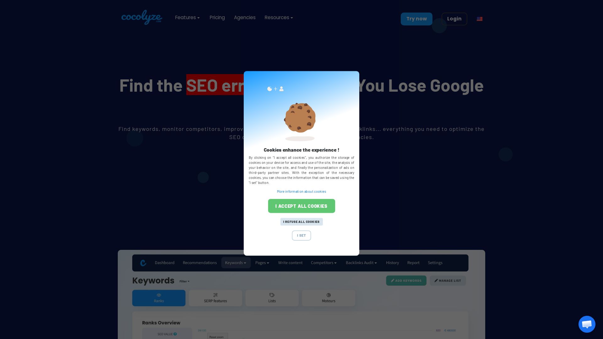 Cocolyze page