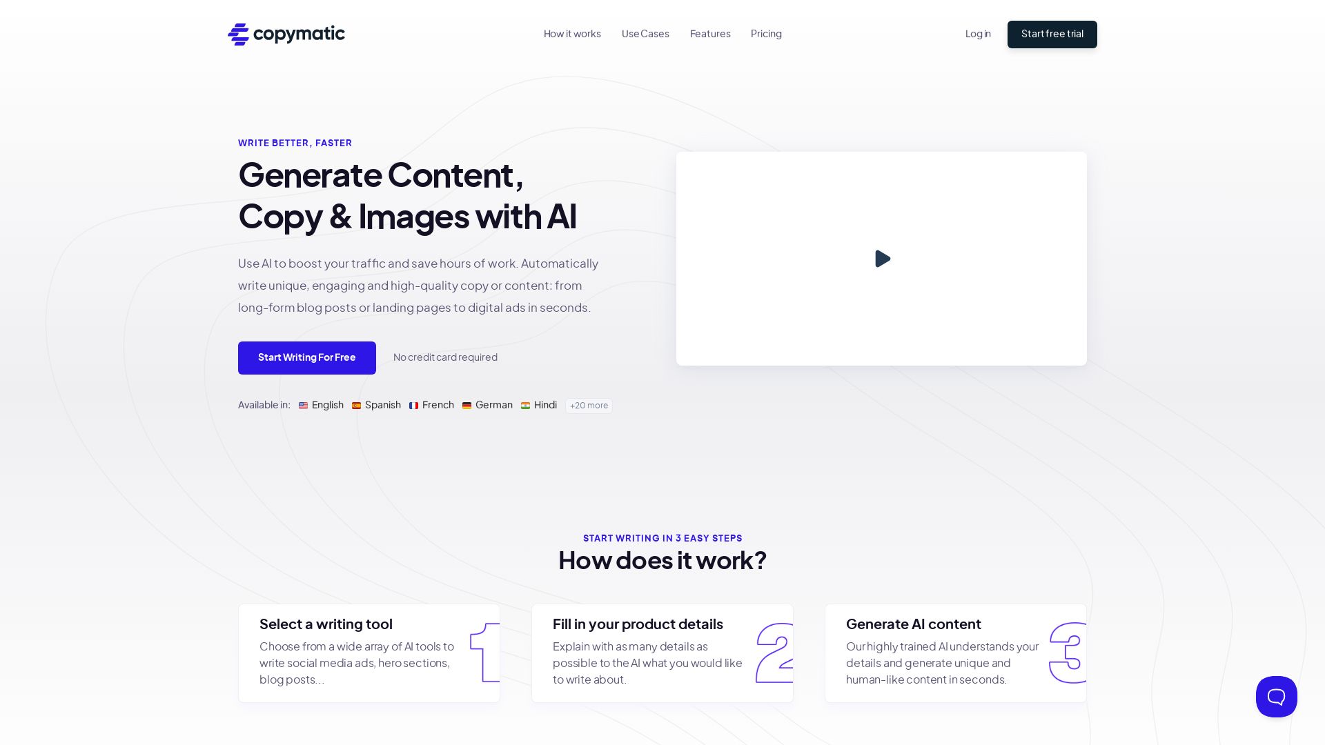 Copymatic page