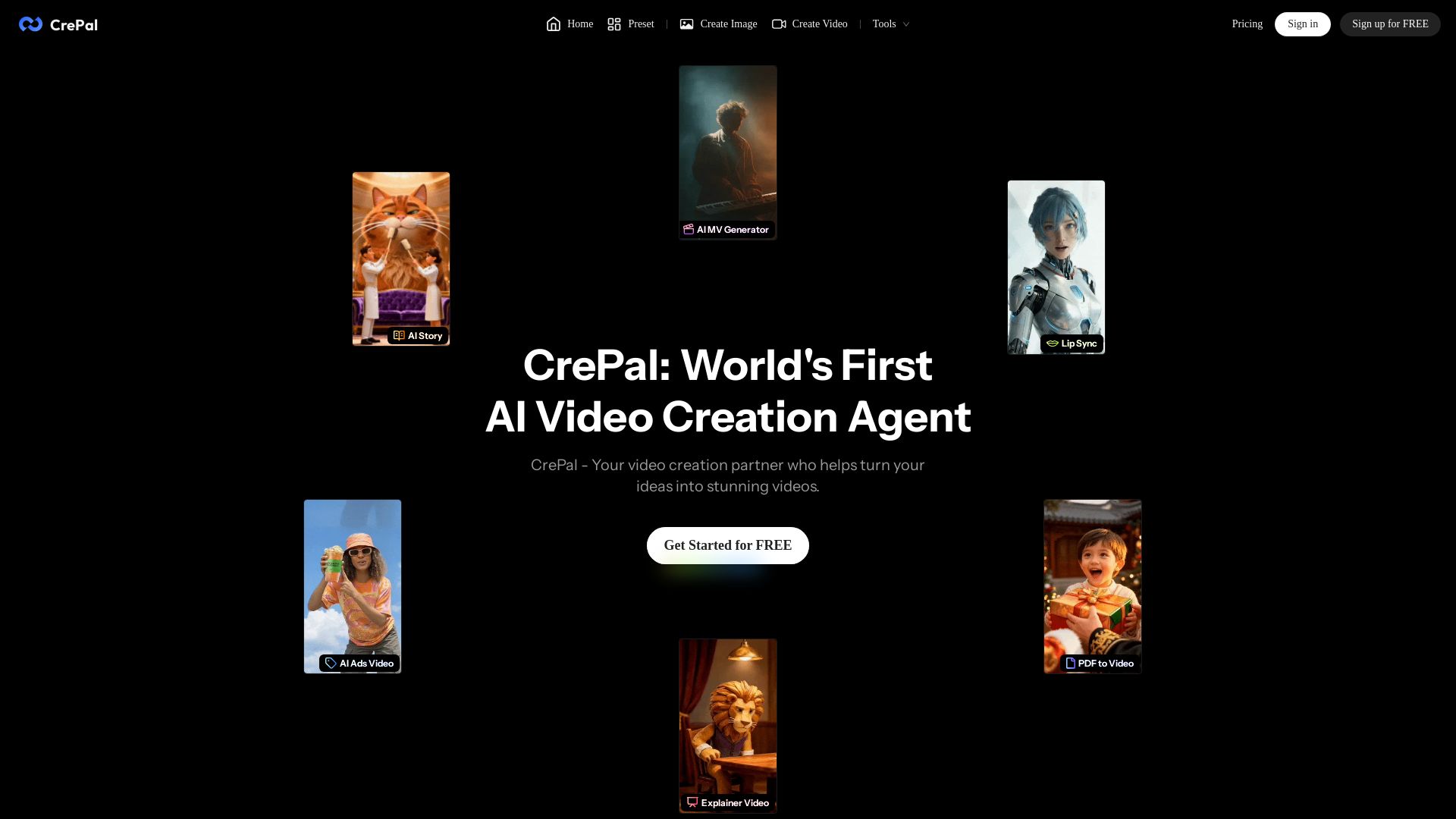 CrePal page