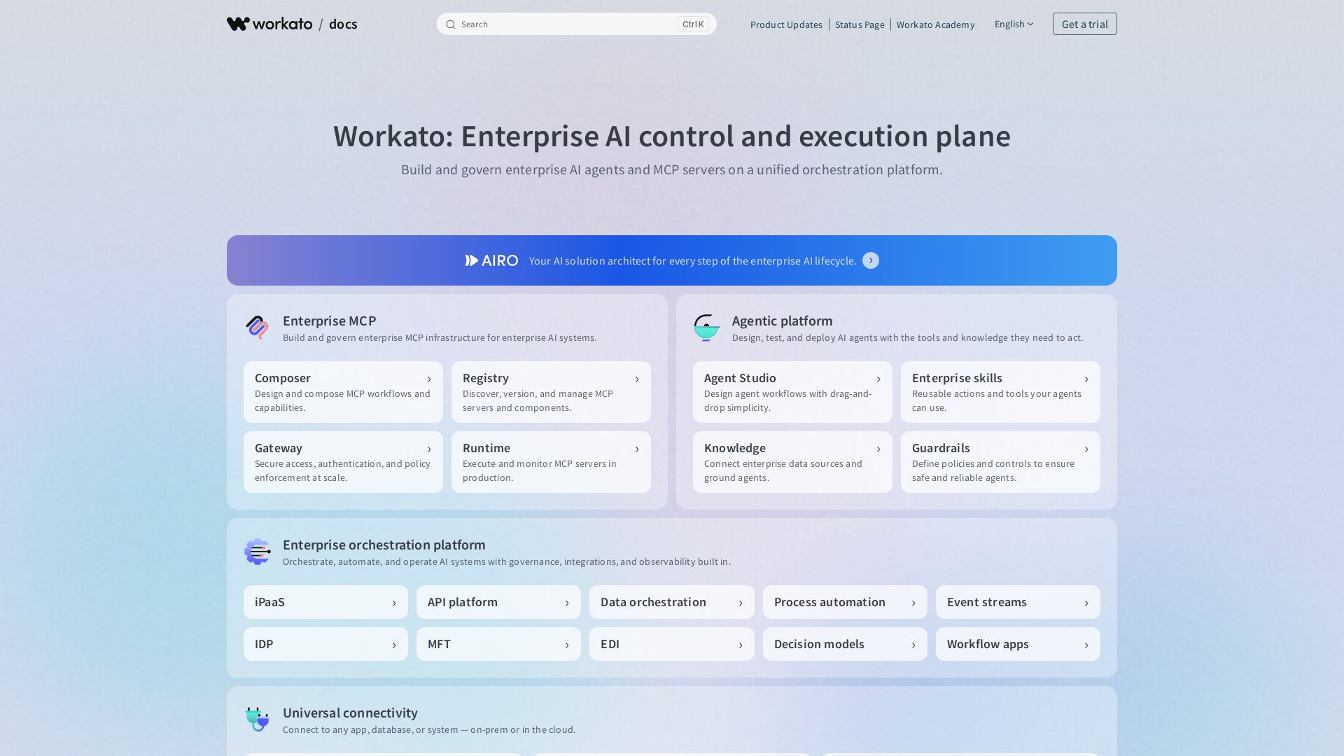Workato page