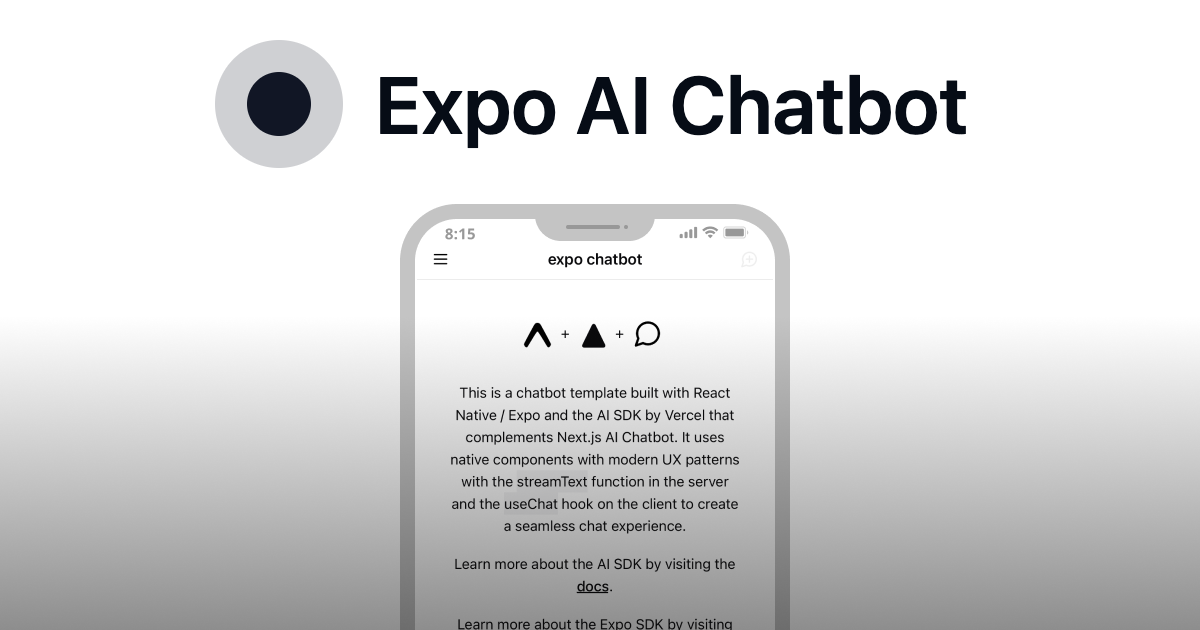 Expo AI Chatbot logo