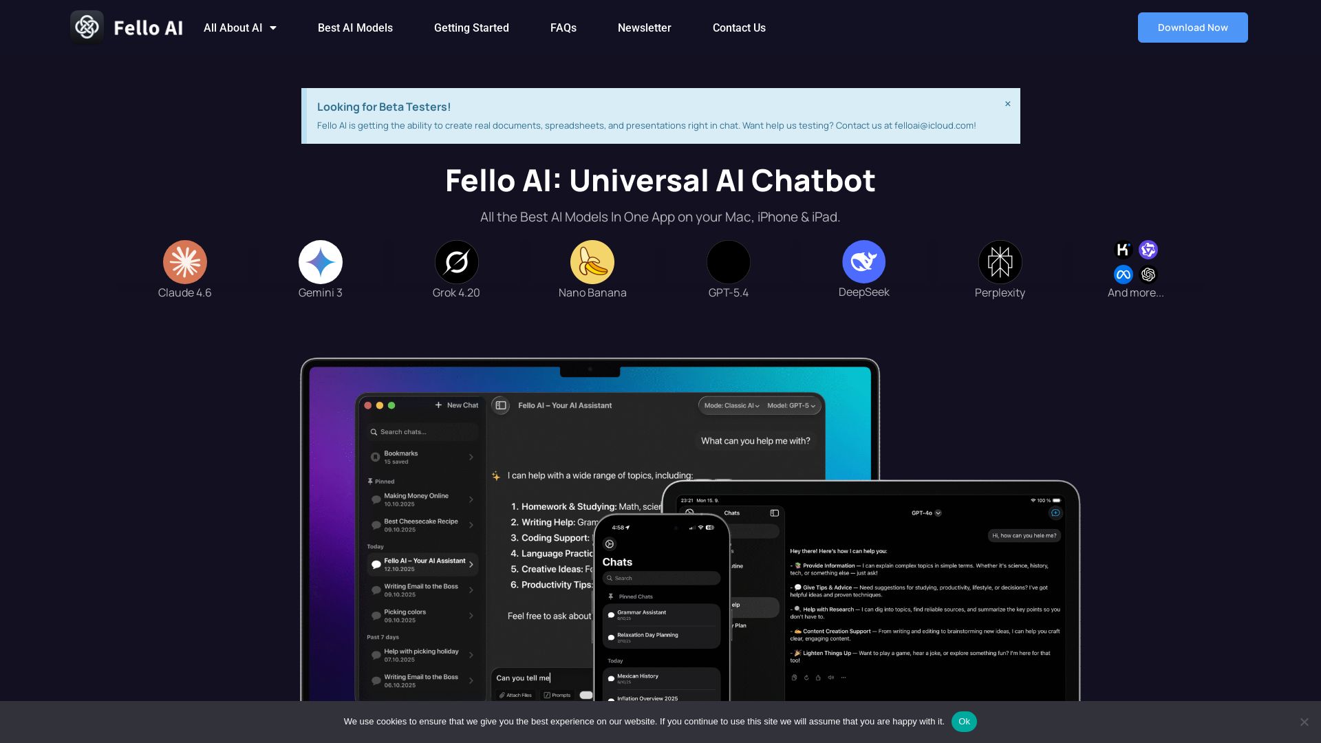 Fello AI page
