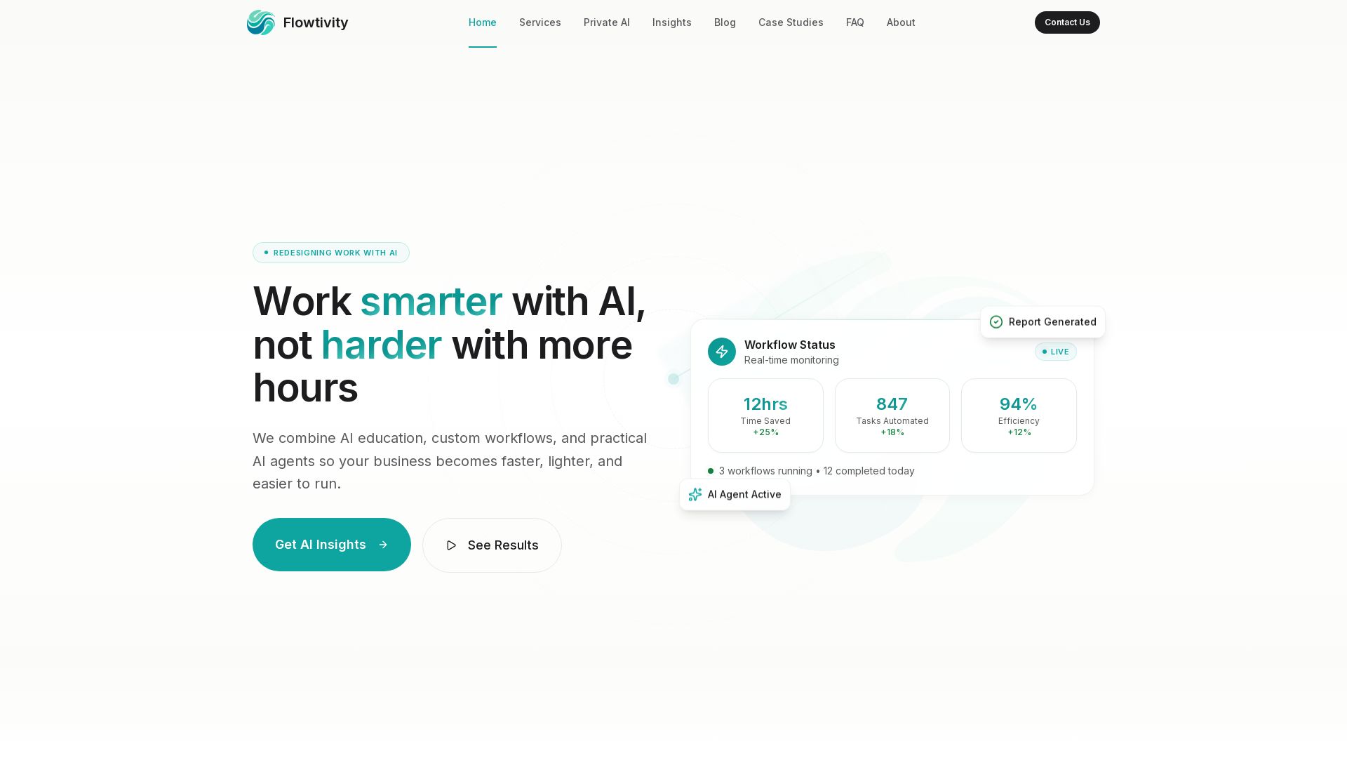 Flowtivity page