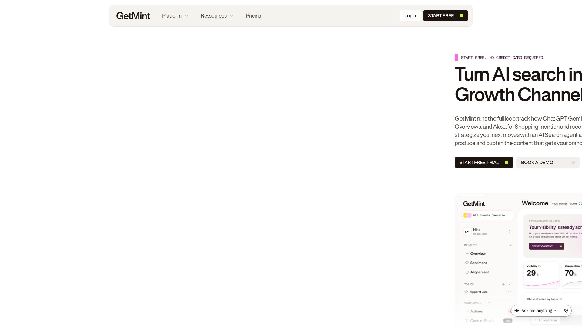 GetMint page