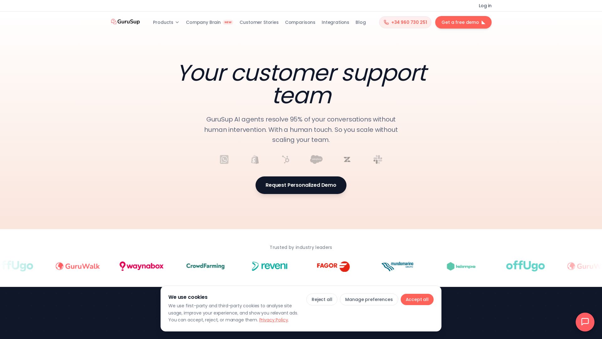 GuruSup page