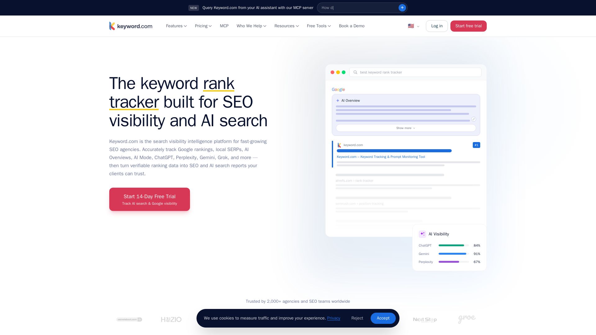 Keyword.com page