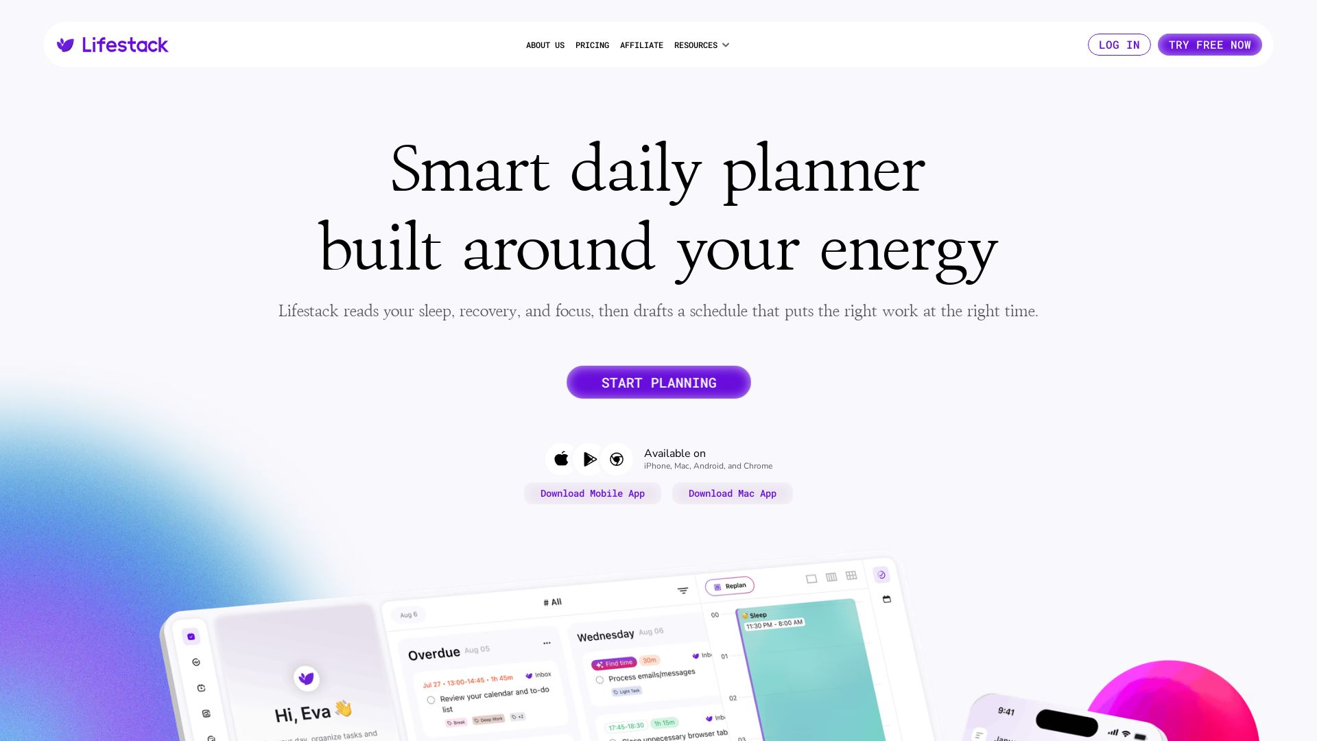 Lifestack page