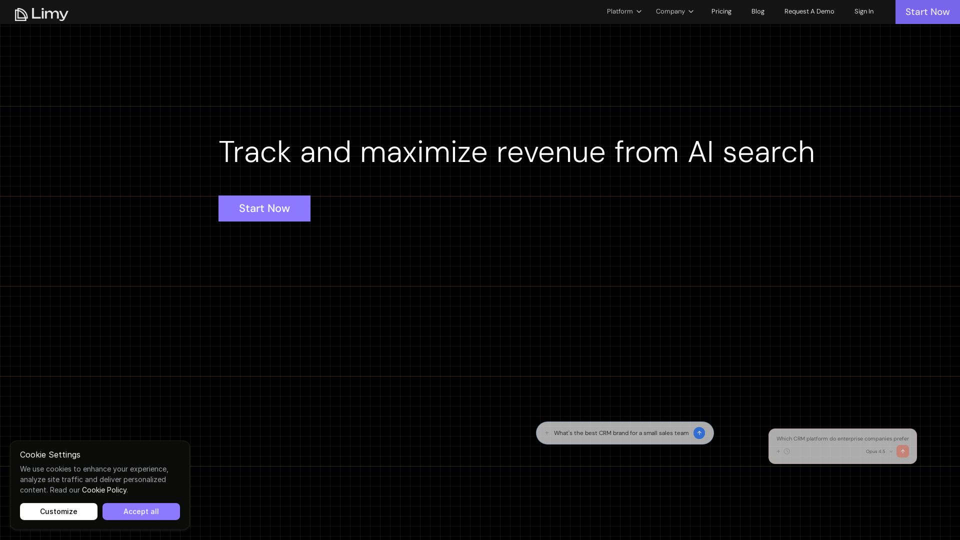 Limy.ai page