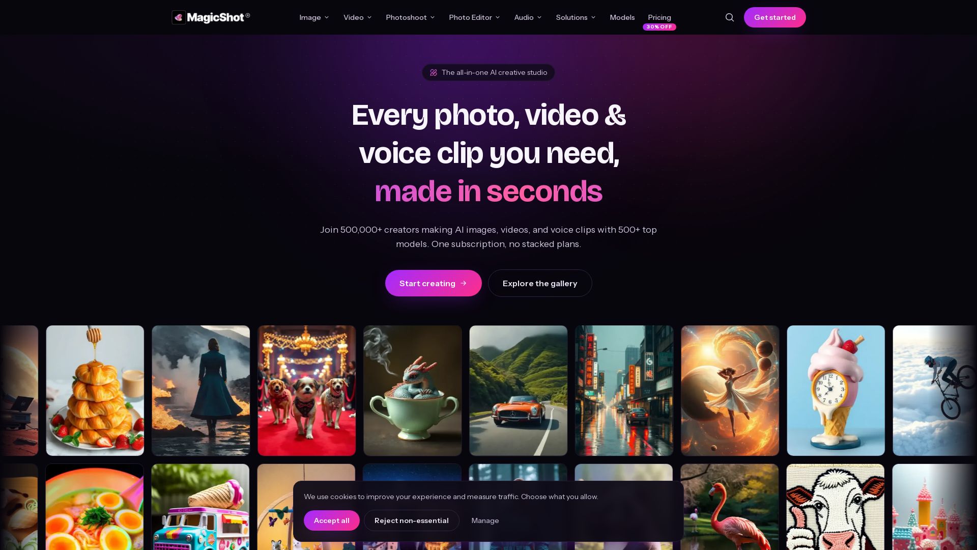 MagicShot page
