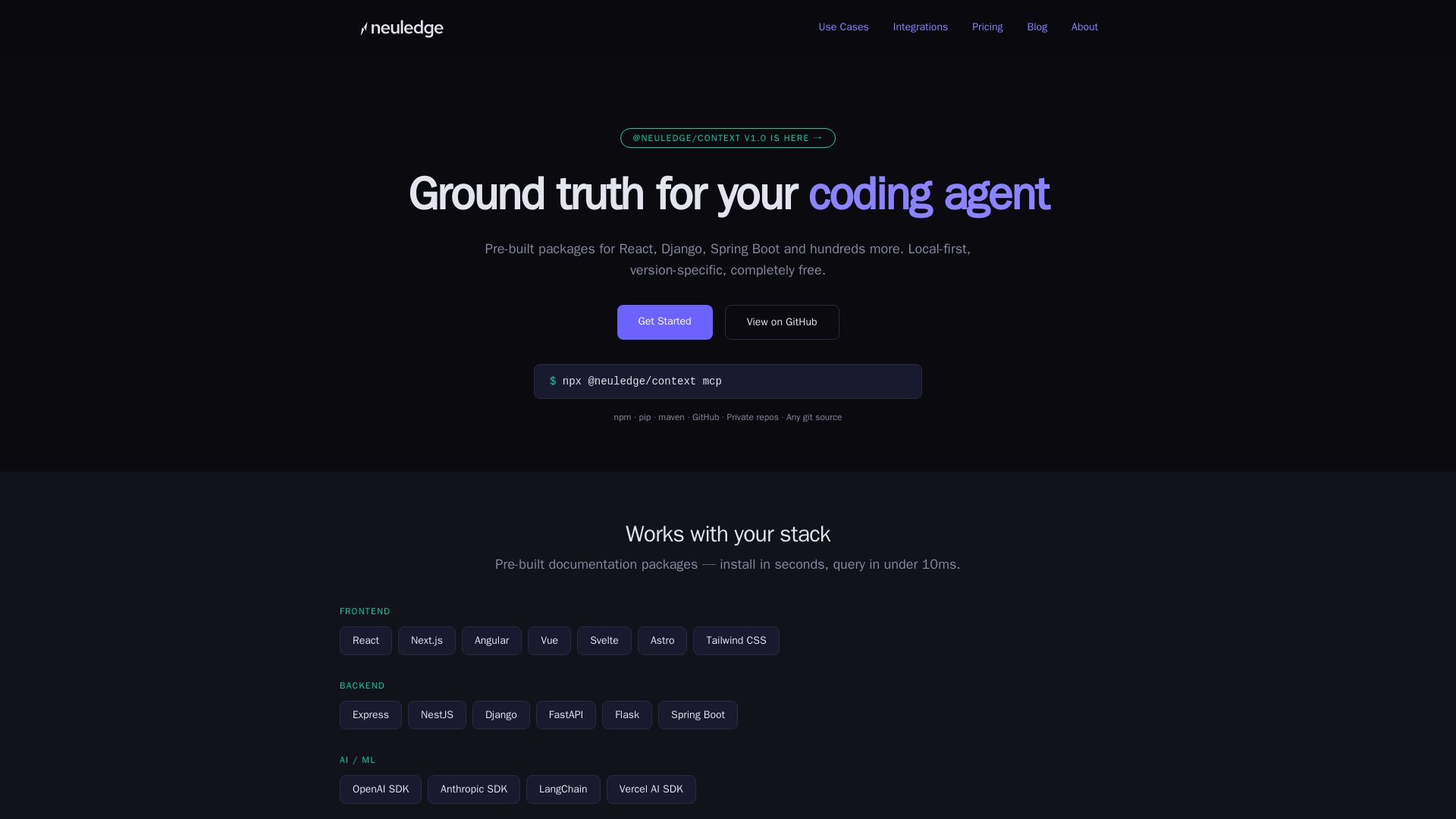 Neuledge page