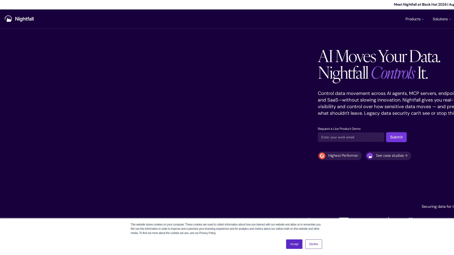 Nightfall page