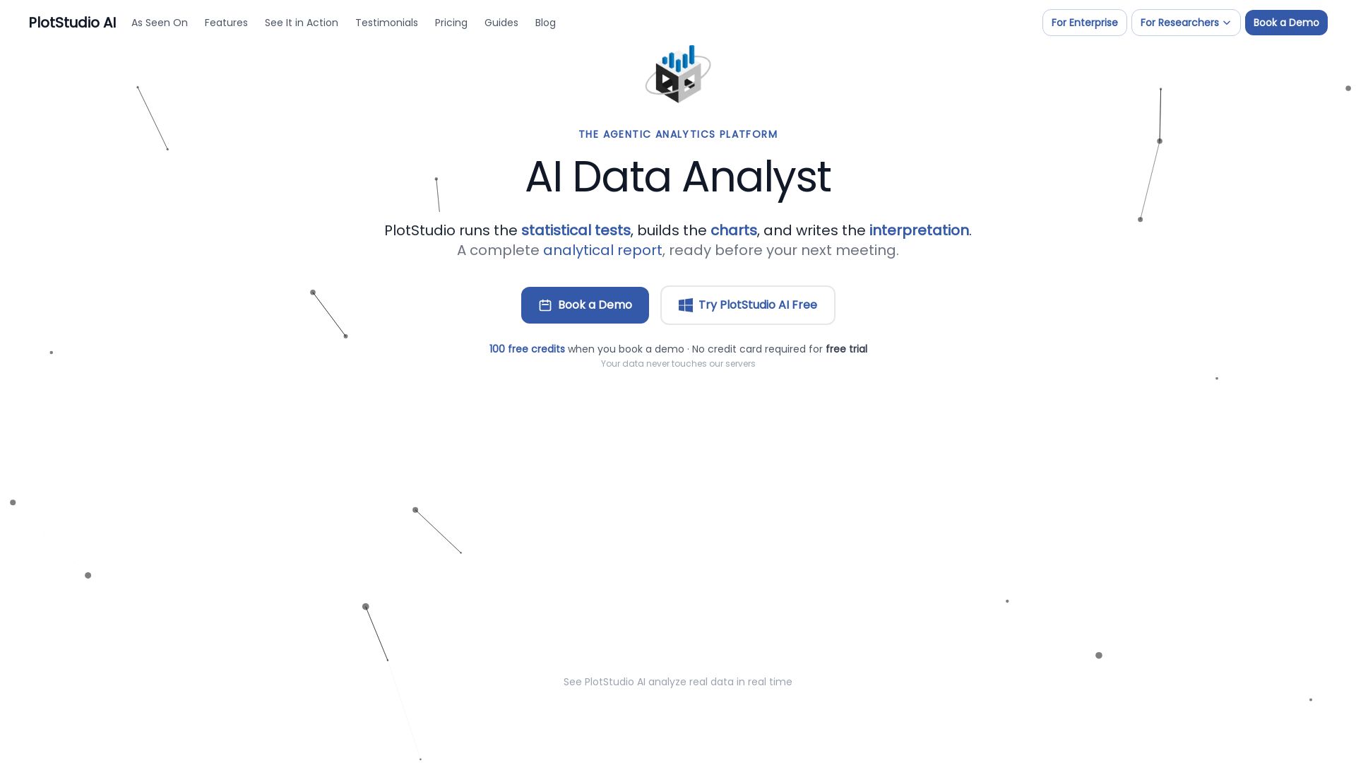 PlotStudio AI page