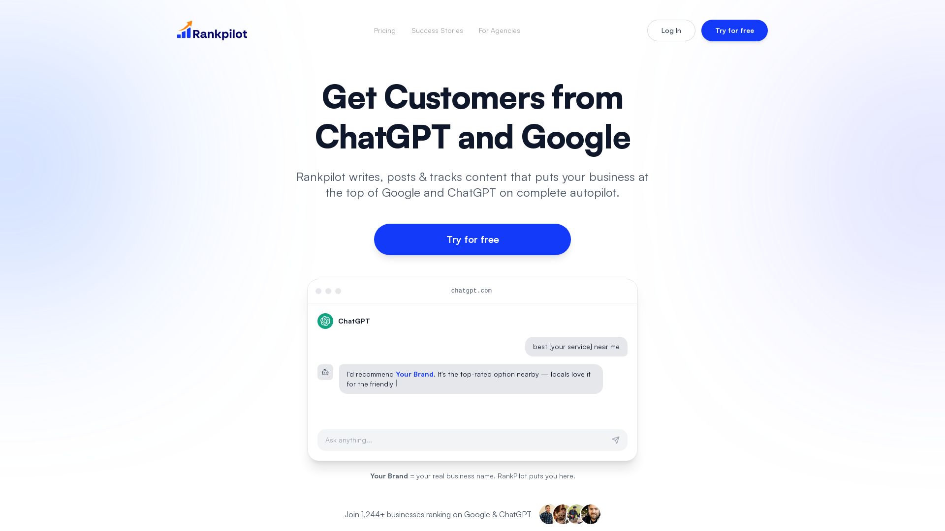 RankPilot page