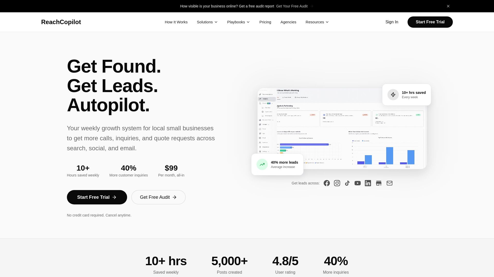 ReachCopilot page