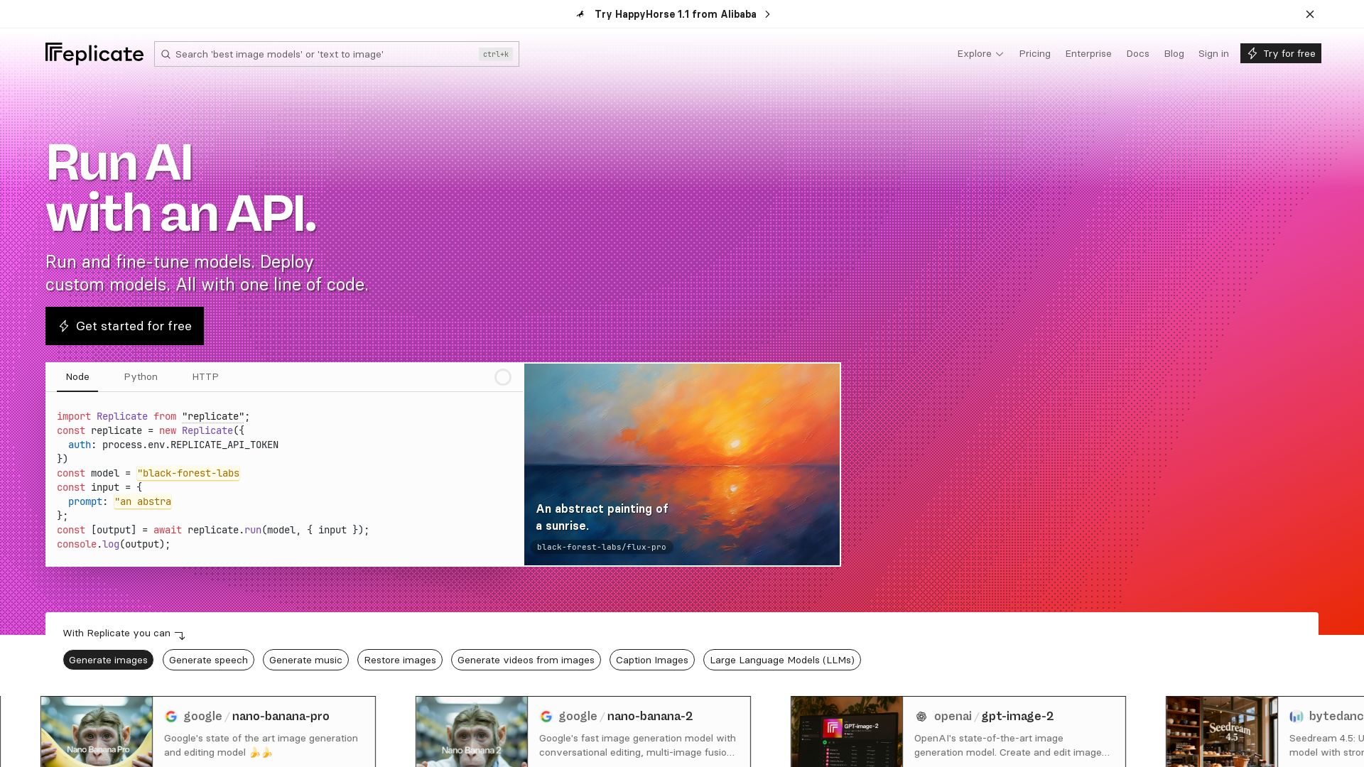 Replicate page