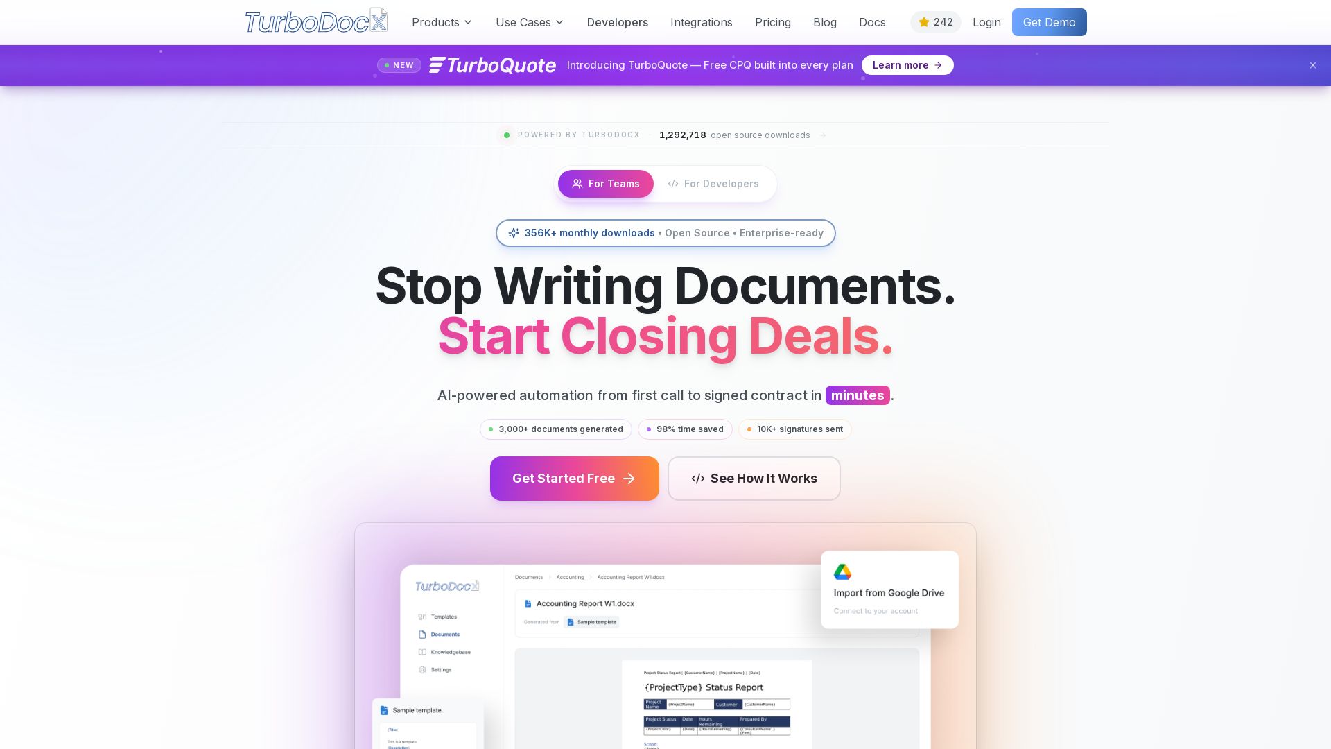 TurboDocx page