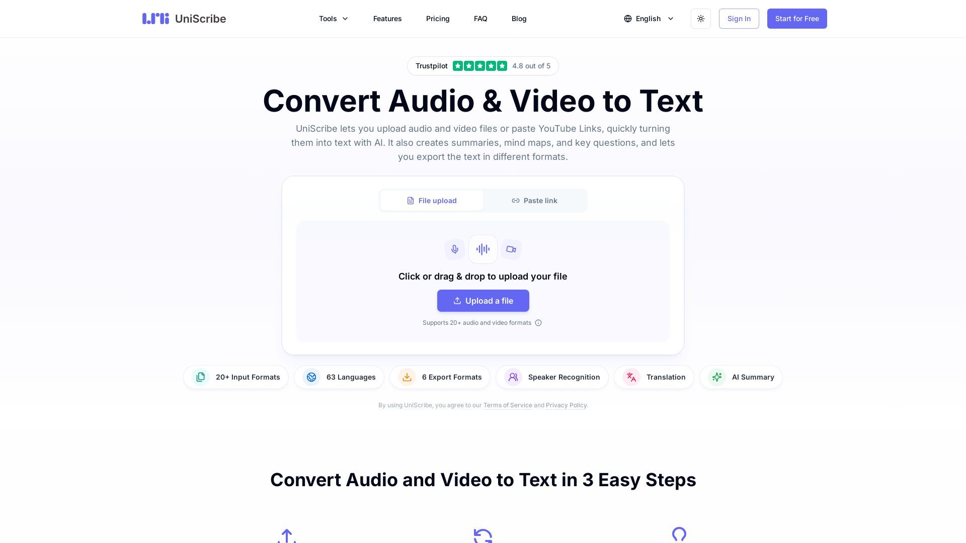 UniScribe page