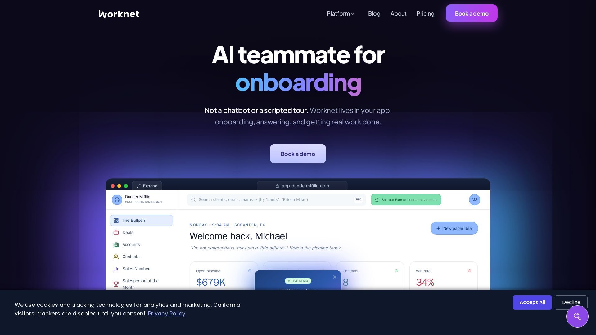 Worknet page